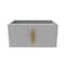 Castello Usa Alpine 30-inch Gray Vanity Base with Gold Handle CB-MC-30G-GLD-VBO - alternate 4